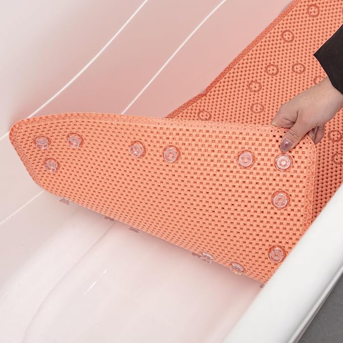 Bathtub Mat Non Slip 36” X 17” Shower Mat Soft Foam Bath Mats - Image 9