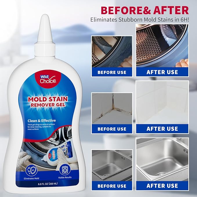 W&E Choice Mold Stain Remover Gel Cleaner - Image 2