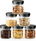 Danbark Set of 6 18oz Airtight Glass Storage Canisters by Unknown