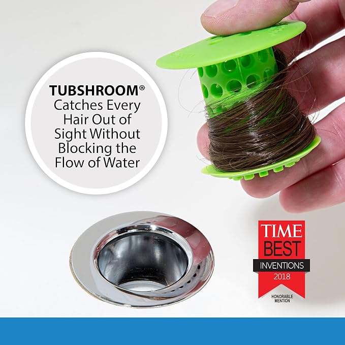 TubShroom Tub Drain Hair Catcher Strainer, Fits 1.5” – 1.75” Bathtub and Shower - Image 5
