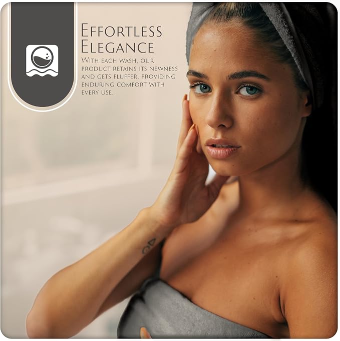 MAURA Basics Bath Towel Sets for Bathroom - Image 6