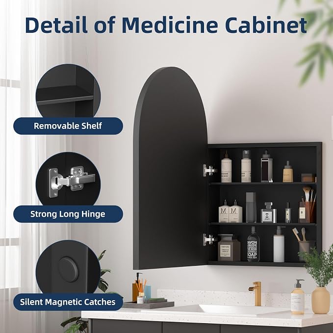 Medicine Cabinets for Bathroom, Modern Bathroom Vanity Mirror - Image 7