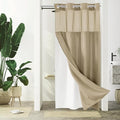Gibelle Stall Small Shower Curtain 36x74, Waffle Weave Shower Curtain by Gibelle
