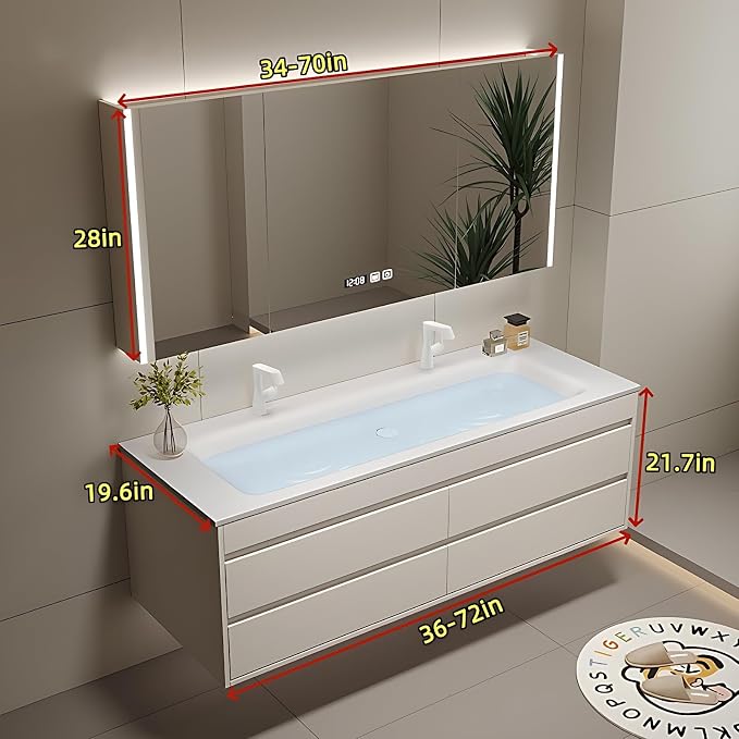 48IN Double Bathroom Cabinet - Image 2