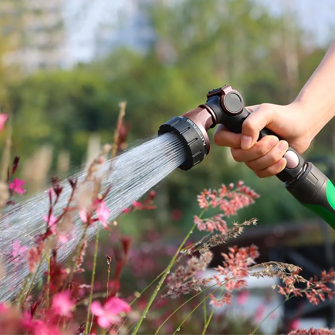 RESTMO Heavy Duty Hose Nozzle, Metal Garden Water Hose Sprayer - Image 7