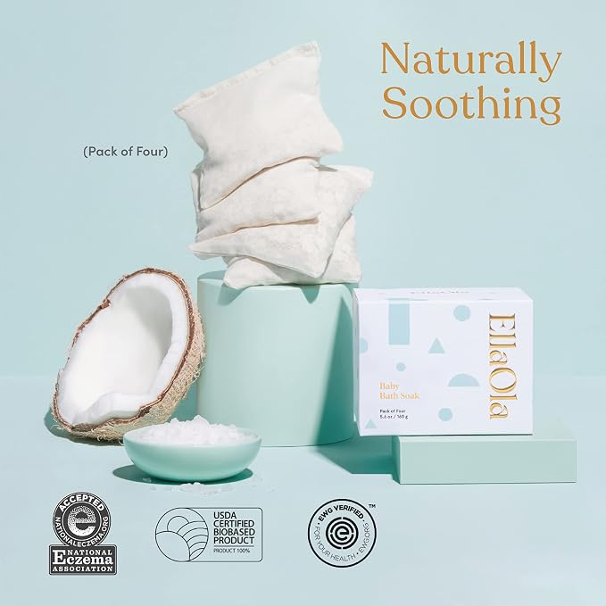 ELLAOLA Oatmeal Bath Soak for Babies Kids & Adults - Image 3