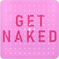 Bathtub Mat Non Slip, Get Naked Square Bath tub Mat Shower Floor Mat by BathtubMat