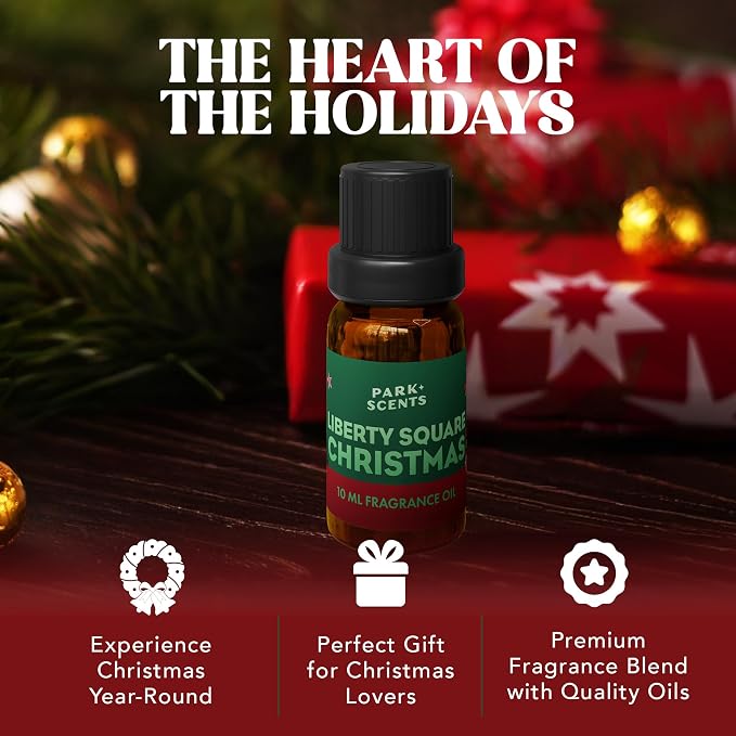 Park Scents Liberty Square Christmas Fragrance Oil – Theme Park Winter Holiday - Image 5
