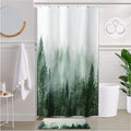 ORTIGIA Misty Forest Stall Shower Curtain by ORTIGIA