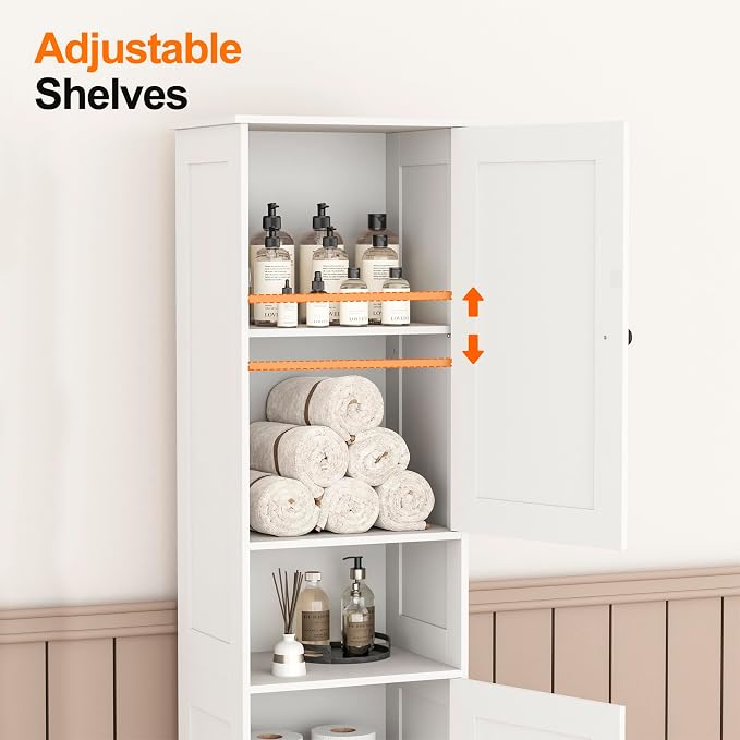 Tall Bathroom Storage Cabinet - Image 5