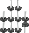 PATIKIL 10 Pcs M6 x 24.5mm Thread Adjustable Furniture Levelers, Furniture Feet by PATIKIL