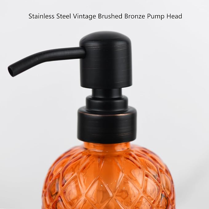 16 oz Glass Soap Dispenser - Image 4