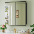 Buruis 30" x 30" Framed Medicine Cabinet by KeepYourBathroomKitchenandHomeOrganized