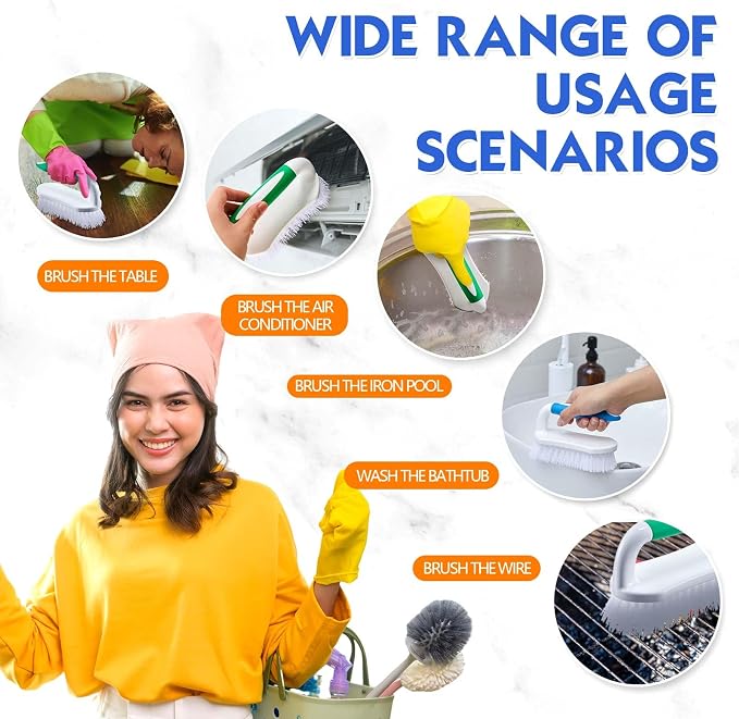 Lallisa 6 Pcs Scrub Brush for Cleaning - Image 3
