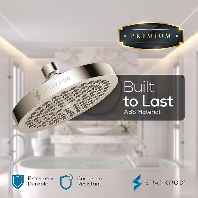 SparkPod Round Rain Shower Head - Image 8
