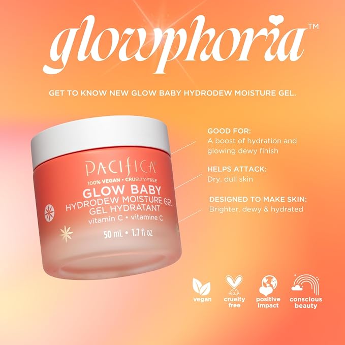 Pacifica Glow Baby Hydrodew Gel Moisturizer – Vitamin C & Niacinamide Dewy Face - Image 6