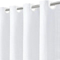 Inhousolu No Hook Waffle Weave Shower Curtain by INHOUSOLUHOMEDECOR