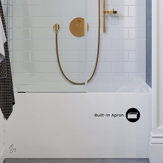 Swiss Madison Well Made Forever Voltaire 48"x32" Acrylic White, Right Hand Drain - Image 6