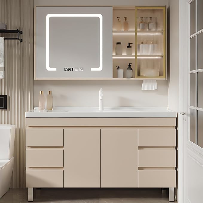 60IN Modern Bathroom Vanity by TIZAZOFashionHome