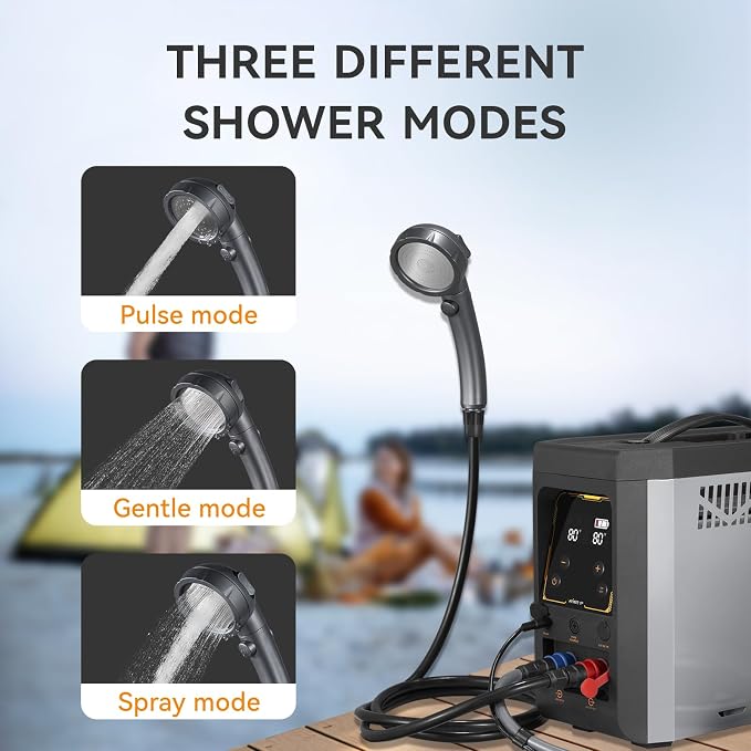 Powered Portable Water Heater, Battery-Powered Camping Water Heater, On-Demand - Image 4