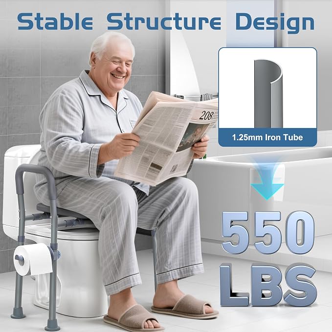 Toilet Seat Risers for Seniors, Raised Toilet Seat - Image 3