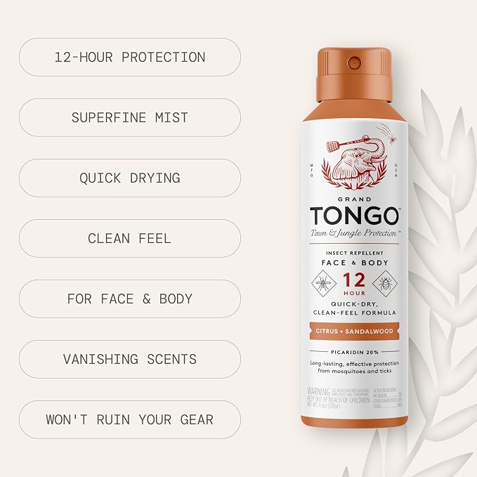 Citrus + Sandalwood Insect Repellent, 12-Hour Mosquito & Tick Protection - Image 4