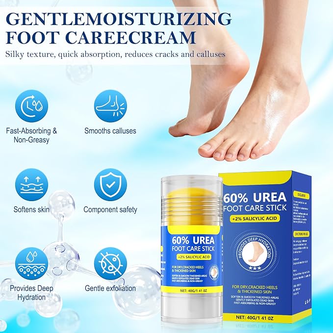60% Urea & 2% Salicylic Acid Foot Cream - Image 2