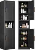 66.93" Tall Narrow Bathroom Cabinet, Steel Corner Floor Cabinet by GAIOUS