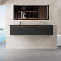 72" W Floating Bathroom Vanity by Unknown