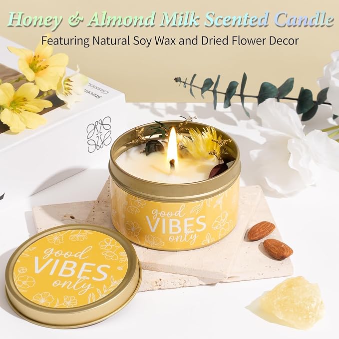 Spa Gifts for Women Bath Gift Set, Honey & Almond Milk Relaxing Spa Gift - Image 4