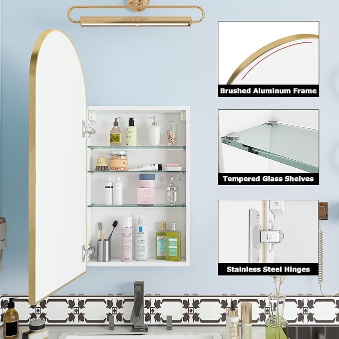 FKWin Arched Medicine Cabinets - Image 4