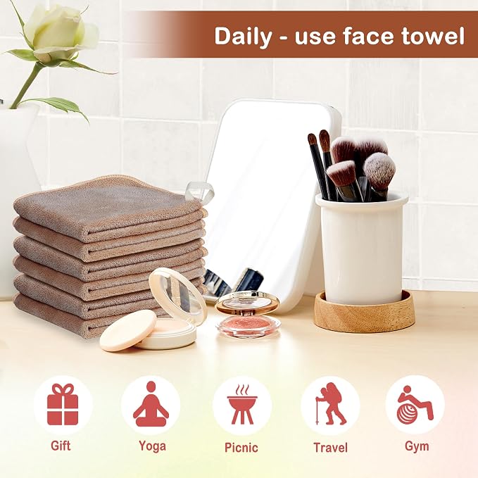 Nugilla Makeup Remover Cloth 12 x 12 Inch, Reusable Makeup Remover Towels - Image 7
