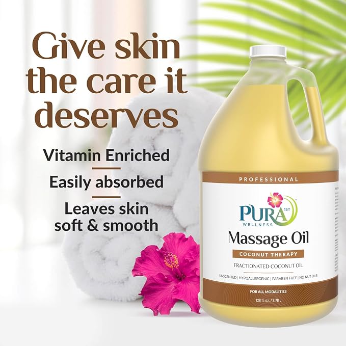 Coconut Therapy Massage Oil, Coconut Massage, Physical Therapy Coconut Oil - Image 2
