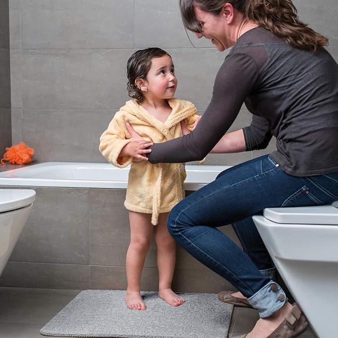 godehone Shower Mats Non Slip Without Suction Cups, PVC Loofah Bathroom Mats - Image 5