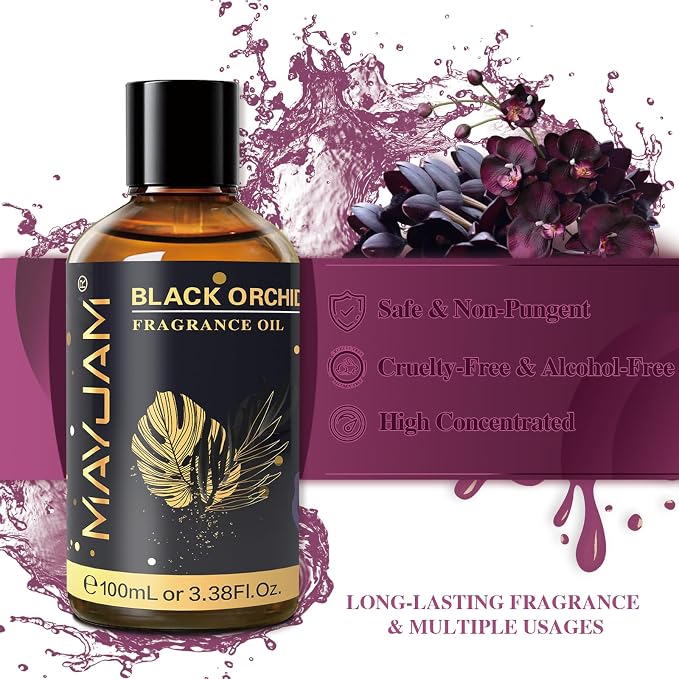 MAYJAM 100ML/3.38FL.OZ Black Orchid Fragrance Oils - Image 3