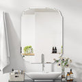 Silver Wall Mirror-Beveled Edge Frameless Mirror by GOAND
