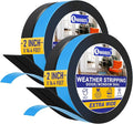 Weather Stripping 32.8FT x 2in Door Draft Stopper Silicone Seal Strip by AMORIX