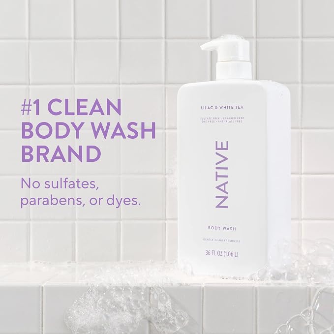 Native Sulfate Free Body Wash Contains Naturally Derived Ingredients | - Image 2