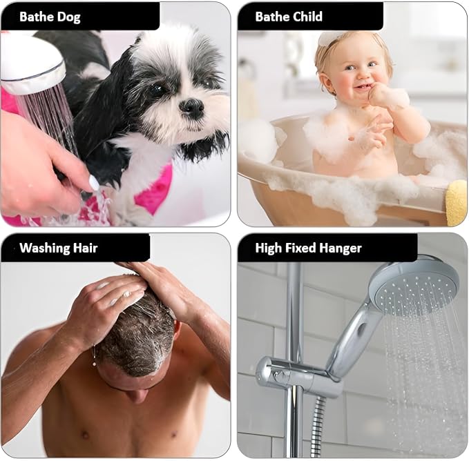 Spiderloc Flexible Shower Head Holder Bathroom Shower Suction Cups Hook Dual - Image 7