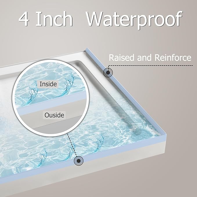 MORVANO 32 x 60 x 4 Shower Base - Image 3