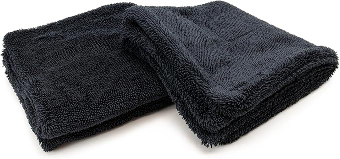 Autofiber Triple Layer Microfiber Car Drying Towel | Twist Pile | 1400GSM by Autofiber