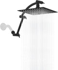 Hibbent All Metal Rain Shower Head, Solid Brass Adjustable Shower Arm Extender by Hibbent