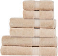 Christy Renaissance 6 Piece Beige Towel Set | 100% Egyptian Cotton | Luxury by Christy