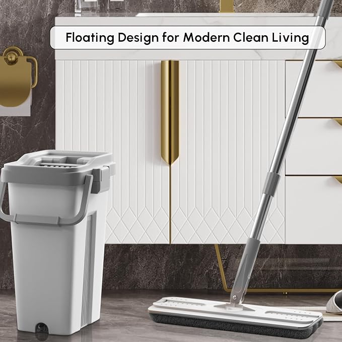 homary 59" Freestanding Bathroom Vanity Set, Floor-Mounted Double Sink Bathroom - Image 5