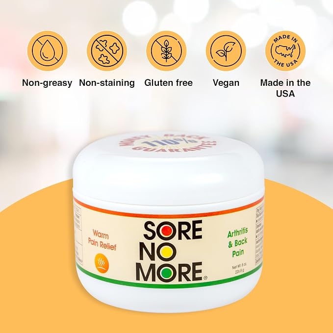 Sore No More Warm Arthritis Pain Relief Cream – Targeted Reliever - Image 3