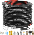 Sewer Jetter Kit for Pressure Washer 100FT, Drain Cleaner Hose 1/4 Inch NPT by SITIMIMIL