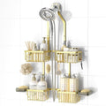 REINHARDT Aluminum Shower Caddy Hanging Adjustable Shower Caddy, Rustproof by REINHARDT