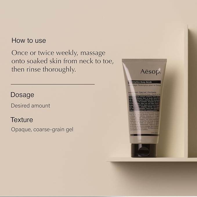 Aesop Redemption Body Scrub | Finely Milled Pumice and Aromatic Botanicals to - Image 2