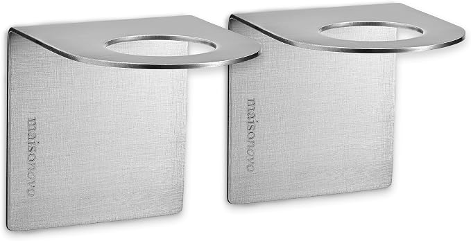 MaisoNovo Adhesive Soap & Shampoo Holder Set of 2 by MaisoNovo-TheArtofSustainableLiving