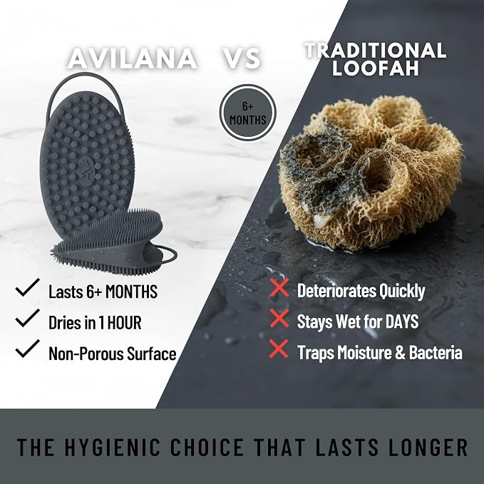Silver Infused Body Face Scrubber Set - Image 3